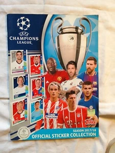 ALBUM FIGURINE CALCIATORI 2017 - 2018 ' UEFA CHAMPIONS LEAGUE ' - Foto 1 di 14