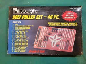 Pittsburgh Model 37824 Bolt Puller Set - 46pc - Gear, Wheel, Crank Pullers - Picture 1 of 5