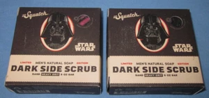 Dos Barras de Jabón Edición Limitada Dr Squatch 5oz ~ Exfoliante Lado Oscuro Star Wars - Imagen 1 de 4