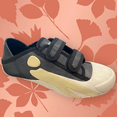 Women's Leather Strap Sneakers Boutique By Cushe  Color Black/White - Image 1 of 4