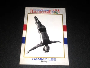 USA OLYMPICS HALL OF FAME SAMMY LEE Diving 49-Impel 1991-L@@K! - Foto 1 di 2