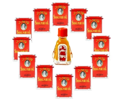 12x3ml Siang Pure Oil Alcohol Free Relieve Dizziness Original Red Formula Herbal