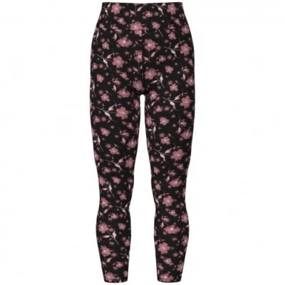 TC2 Lularoe Leggings Floral Mauve Flower on Black Size 18+ NEW 400913 - Image 1 of 3