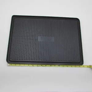 THE ROCK Plus Reversible GRILL / GRIDDLE Cast Aluminum 18" x 12.5" Non-Stick - Picture 1 of 9