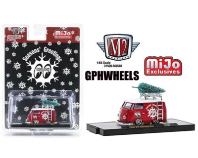 M2 MACHINES 1960 VOLKSWAGEN VW BUS CHRISTMAS SPECIAL LIMITED EDITION Red, -READ! - Image 1 of 3