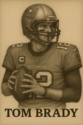 🔥 Tarjeta Tom Brady ultra rara - ¡Exclusiva tirada limitada de 100! 🔥 Foto 1 de 2