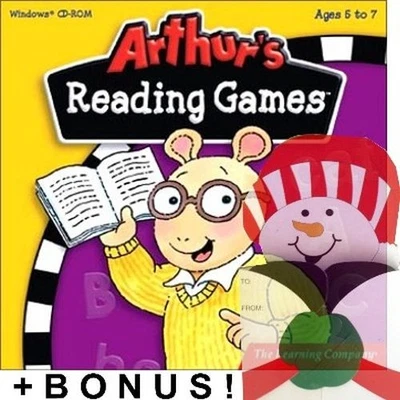 Arthur's Reading Games Edutainment PC Software + Snowman Gift Box Mailer Bundle - Image 1 of 4