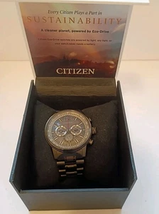 Reloj Citizen Nighthawk Eco-Drive cronógrafo de acero inoxidable para hombre  - Imagen 1 de 8