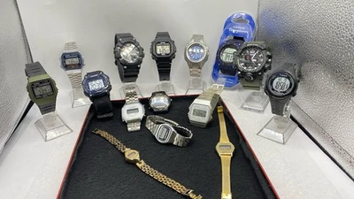 Lot Of 15 Digital Watches Mostly Casio, Most In Very Good Condition, Some Repair - Image 1 of 4