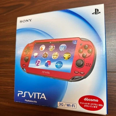 PSVita 1000 Cosmic Red Console 4668 From Japan - Image 1 of 4