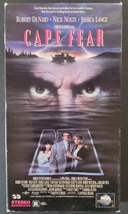 ‘Cape Fear’ (VHS, 1991) Robert De Niro, Nick Nolte, Jessica Lange, MCA Universal - Picture 1 of 2