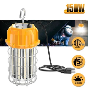 150W LED Temporary Work Light Hanging Construction Jobsite Lighting 22,500LM ETL - Picture 1 of 11