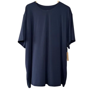 Neu mit Etikett Skims Herren 3X nachtblau Stretch Modal Kurzarm Essential T-Shirt - Bild 1 von 11