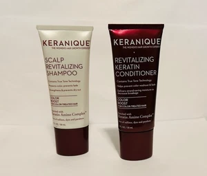 Keranique Scalp Revitalizing shampoo & Revitalizing Conditioner 1 oz. each - Picture 1 of 2