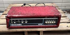 Cabezal amplificador de bajo acústico 370 vintage años 70 - Imagen 1 de 9