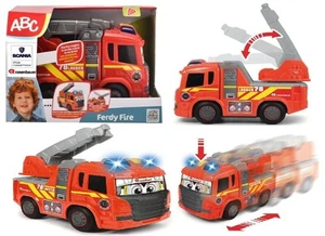 DICKIE TOYS Happy Ferdy Fire Engine Truck Ages 2+ Toy Car Van Race Play - Foto 1 di 7