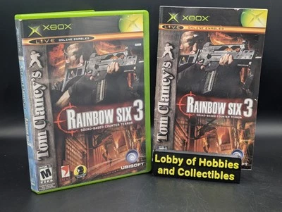 Tom Clancy's Rainbow Six 3 (Microsoft Xbox ) CIB W/ Reg Card- Mint Disc - Tested - Image 1 of 4