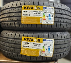2X NUEVOS NEUMÁTICOS COCHE KPATOS FM601 205/55 ZR17 XL 95W 205 55 17 2055517 C+B 69DB - Imagen 1 de 2