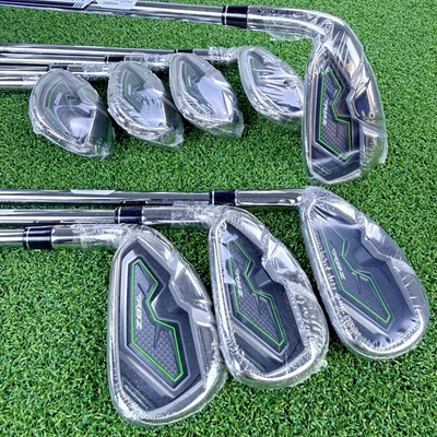 TaylorMade RBZ RocketBallz 4-PW+AW Iron Set RH Stiff Steel RBX Shaft RBZ Grip - Image 1 of 4