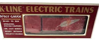 K-Line O/27 Gauge Electric Trains K648104 Box Car Western Pacific Small NIB  - Image 1 of 3