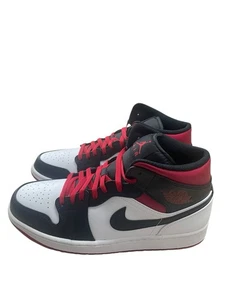 Air Jordan 1 Mid Gym Red Black Toe - MISMATE HERREN GRÖSSE L:12 R:11 - DQ8426 106 - Bild 1 von 6