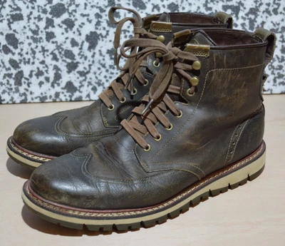 Timberland мужской коричневый кожаный Britton Hill водонепроницаемый ботинки UK8.5 - Изображение 1 из 4
