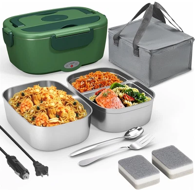 Fiambrera Eléctrica para Adultos - Fiambrera Calefacción Rápida 80W para Hombres y Mujeres con Dua Foto 1 de 4