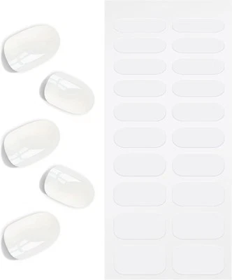 KALEFUL Nagelfolie Transparent, Gel Nail Nagelfolien Selbstklebend Uv Härtend Nail Art