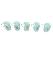 Berggren Suecia Taza de Porcelana Café Té Patas Tazas Floral Juego de 5 LEER - Imagen 1 de 11