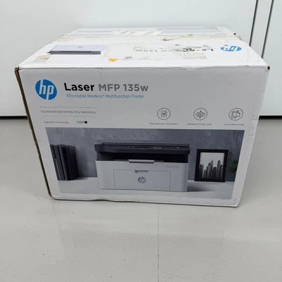 HP Laser MFP 135w A4 Monochrome USB/WiFi Laser Print Copy Scan (See Description) - Image 1 of 4