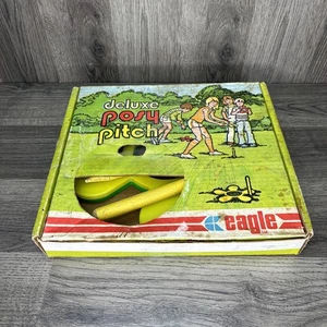 Vintage Eagle Rubber Co POSY PITCH PRATO GIOCO completo di scatola cortile estivo - Foto 1 di 11