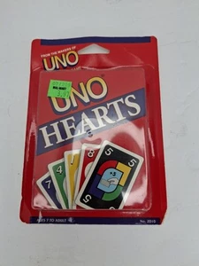 Vintage RARE Mattel Uno Hearts Card Game 1994 New Very Hard To Find Ships Fast - Picture 1 of 7