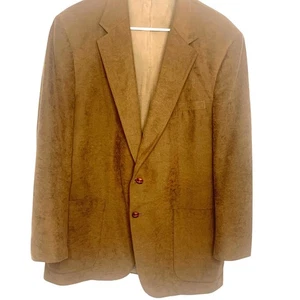 Vintage McGregor Sport Mantel 44R Herren Braun Wildleder 2 Knöpfe Single Vent USA - Bild 1 von 8