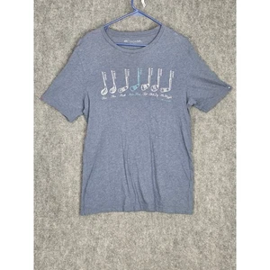 Travis Mathew Herren Golf T-Shirt Medium grau Golfschläger Grafik Tee Athleisure - Bild 1 von 9