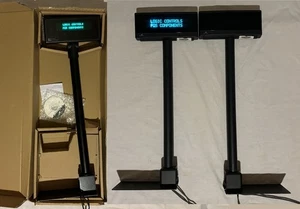 Lot of 3 Logic Controls Customer Pole Displays 9900u-gy & 3PD900-UB 1 USB  Black - Picture 1 of 9