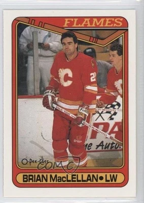 1990-91 O-Pee-Chee Brian MacLellan #286 - Image 1 of 2