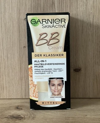 (359,80€/L) garnier skin active BB Cream Mittel All-in-1 50ml - Bild 1 von 4