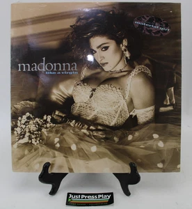 1984 Madonna Like A Virgin + Material Girl Hype Sticker 1st Print Factory Sealed - Picture 1 of 13