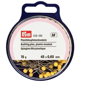 PRYM Quilt Stecknadeln gelb in runder Dose - Bild 1 von 2