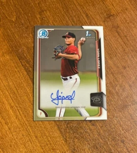 Yoan Lopez 2015 Bowman Chrome 1st Prospect Auto BCAP-YL Arizona Diamondbacks - Picture 1 of 2