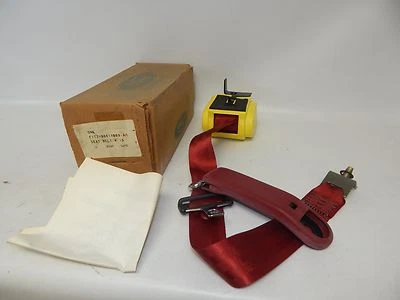 New OEM 1991-1993 Ford Explorer Seatbelt Seat Belt 2 Door Scarlet Red Assembly - Image 1 of 3
