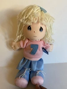 Vintage 1993 Precious Moments Stoffpuppe Cassie 9 Zoll Applause *gebraucht* - Bild 1 von 11