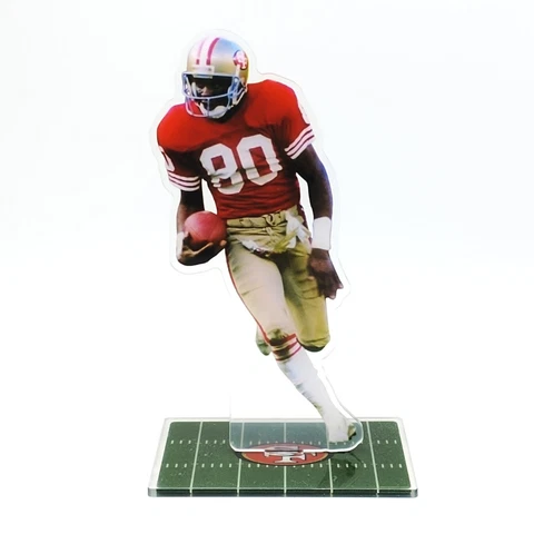 Jerry Rice Figure - #80 of San Francisco 49ers Running with the Ball Ornament Cover