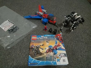 Lego Spiderman Set #76150 -- Spiderjet vs Venom Mech w Figs & Manual *READ* - Picture 1 of 9