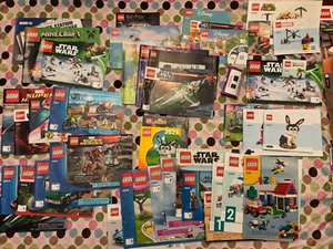 Mixed Lot: 40+ LEGO Instruction Manuals - Star Wars Friends Marvel Minecraft GUC - Picture 1 of 4