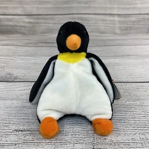 Waddle the Penguin 1995 Retired TY Original Beanie Babies Small Animal Plush Toy - Picture 1 of 12