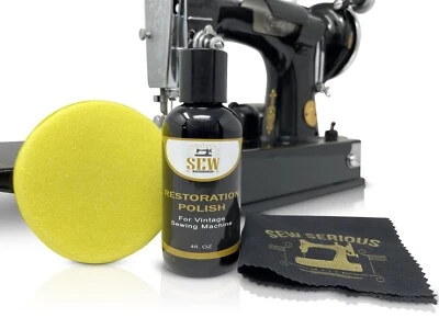 Vintage Sewing Machine Polish Wax Singer featherweight  221 201 15 66 99 301  - Image 1 of 4