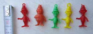 Sammlung 5 Kaugummifiguren Dick und Doof - Bild 1 von 3