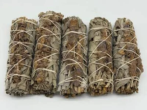 White Sage & Lavender Smudge Stick – 4" California White Sage Lavender Smudge Bu - Picture 1 of 15
