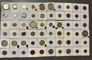 60 Piece International Coin Lot All Identified In Flips 1946-2010 #11 - Picture 1 of 10